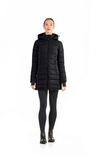 Kopia Parka Era Padded long jacket w Detachable Hood Svart