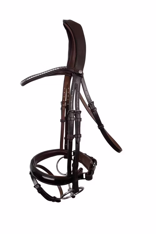 Montar Organiskt Träns Normandie Deluxe Organic Tanned Bridle - Brunt