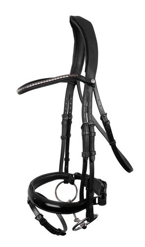 Montar Organiskt Träns Normandie Deluxe Organic Tanned Bridle - Svart