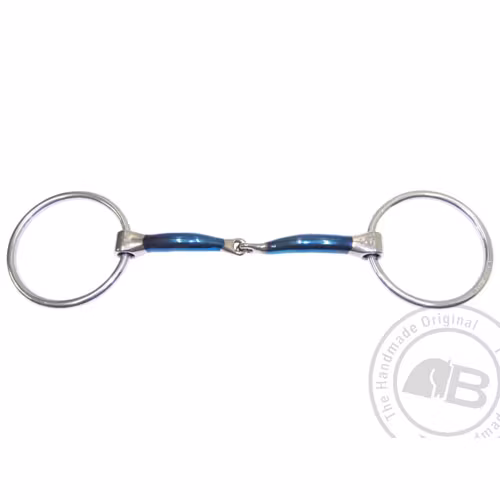 Bombers Loose ring, Snaffle Lock Up 10 mm tjocklek