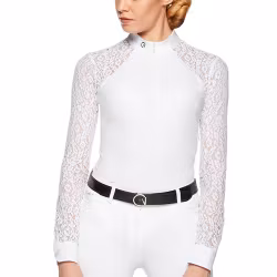 Ego 7 TĂ€vlingstopp Florentine i spets Vit