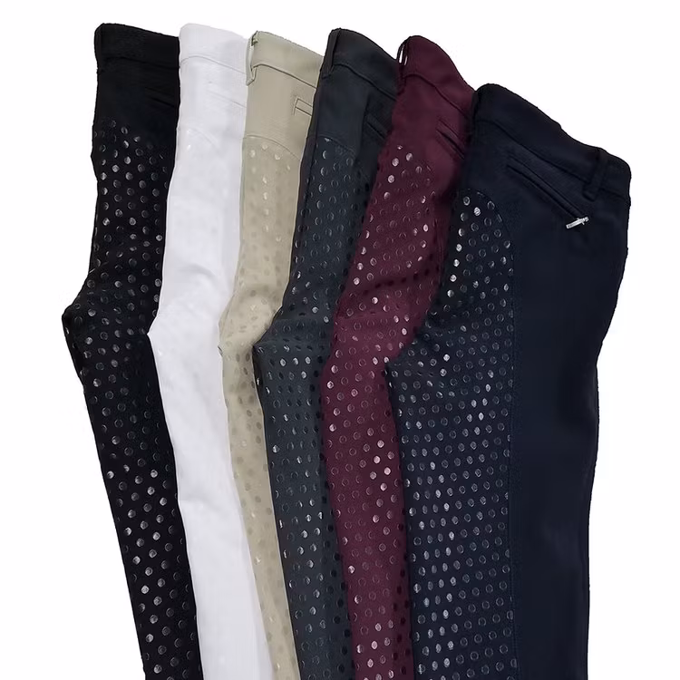 Ego7 Ridbyxor dressyr Supergrip Bordeaux