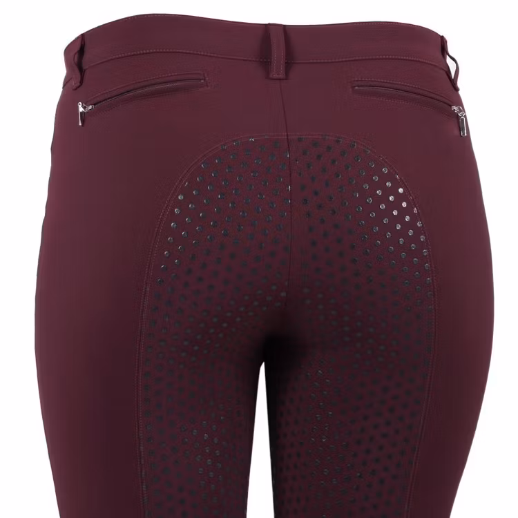 Ego7 Ridbyxor dressyr Supergrip Bordeaux