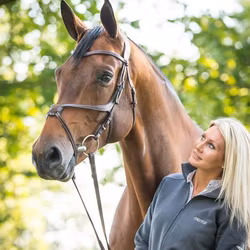 Montar Organiskt Träns Lyon Fig-8 Brunt