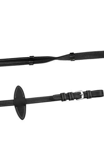Montar Lädertyglar med vita stickningar & supergrip Svart