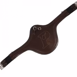 Pariani Anatomisk Sadelgjord med magplatta Brun