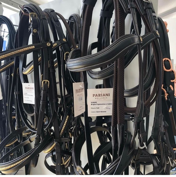 Pariani Klinkerträns i Mässing komplett med tyglar
