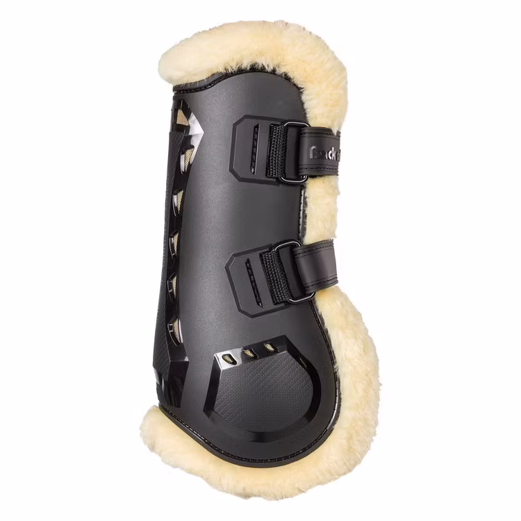 Back On Track Airflow Fur Tendon Boots Senskydd, Svart