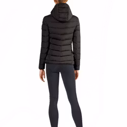 Ego7 Febe Jacket with Hood Svart