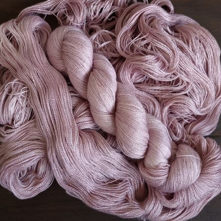 Støvet rosa -luksus lace