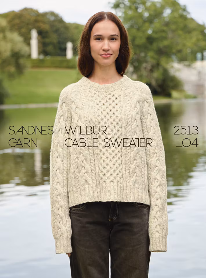 Wilbur cable sweater