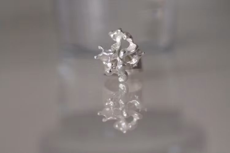 KORALL- Silverring med "korall"