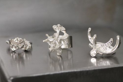 KORALL- Silverring med "korall"