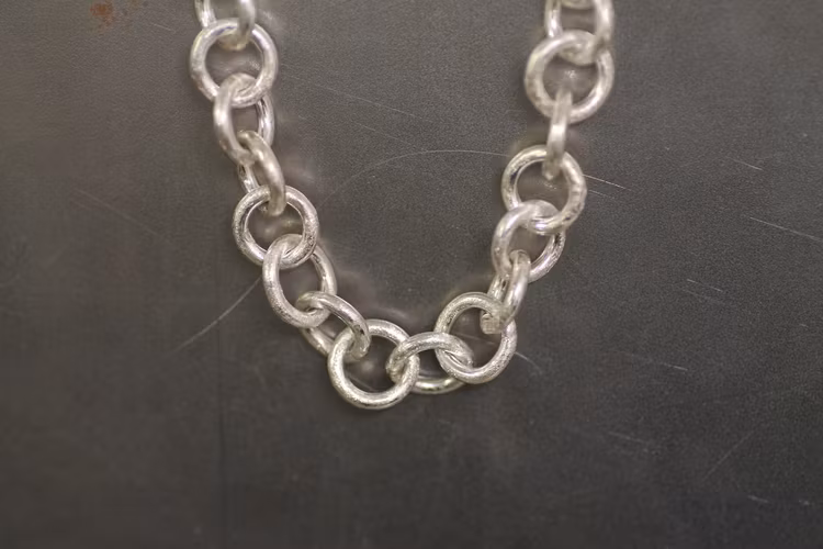 HEAVY CHAIN- Halskedja i silver med grova länkar