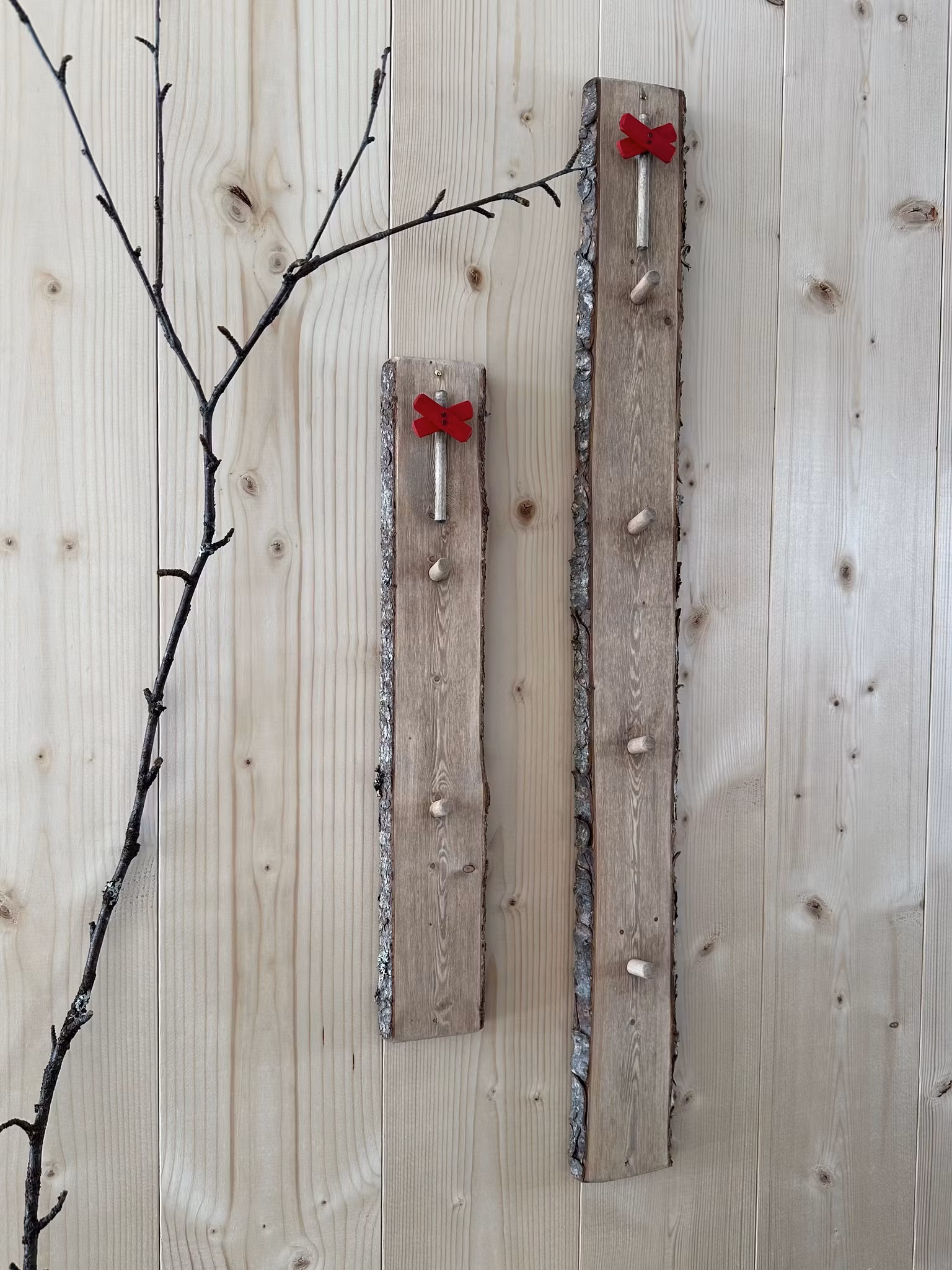 Nyckelbräda med Ledkryss 4 krokar