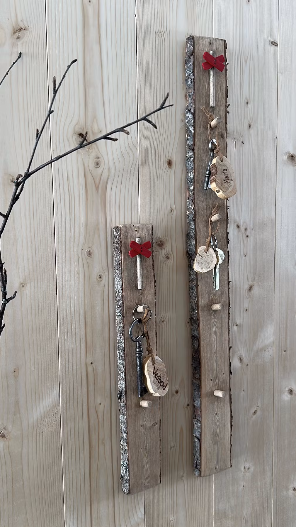 Nyckelbräda med Ledkryss 4 krokar