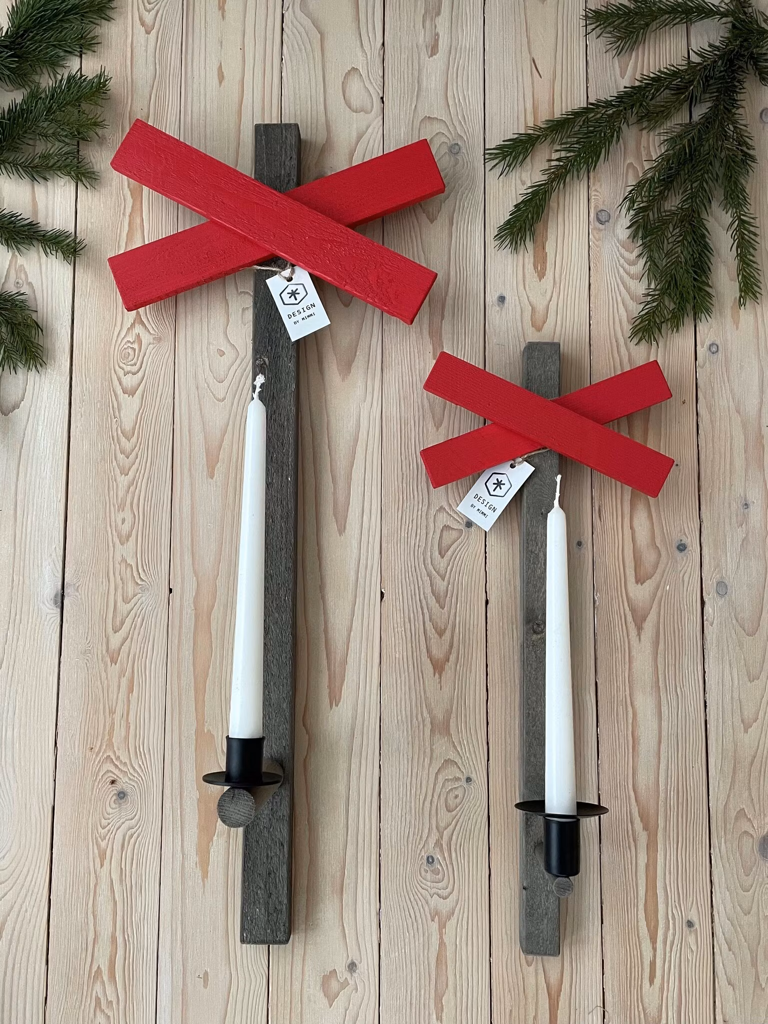 Vaggljusstake Ledkryss kronljus DESIGN by Mimmi