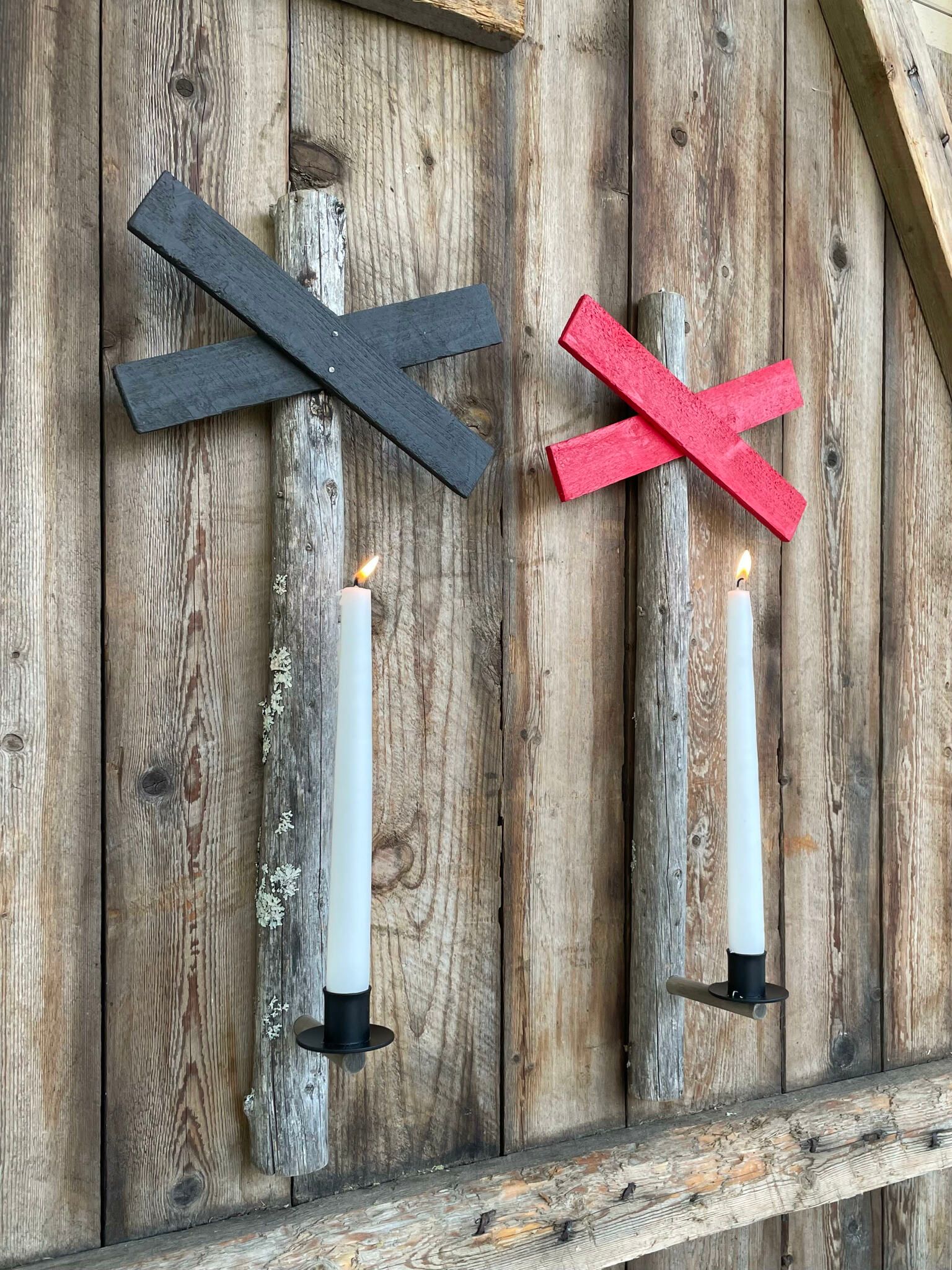 Vaggljusstake ledkryss DESIGN by Mimmi