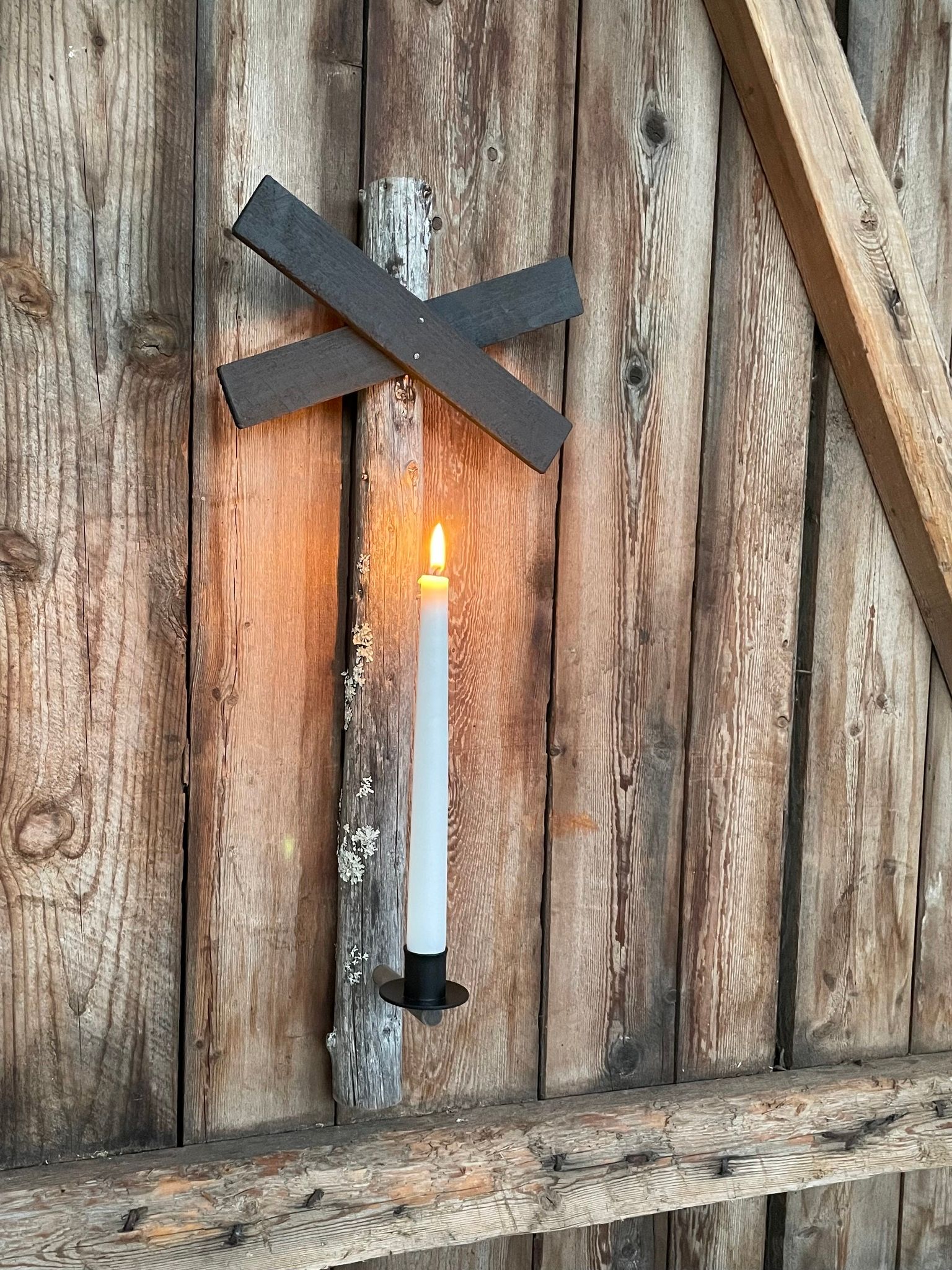 Vaggljusstake ledkryss DESIGN by Mimmi
