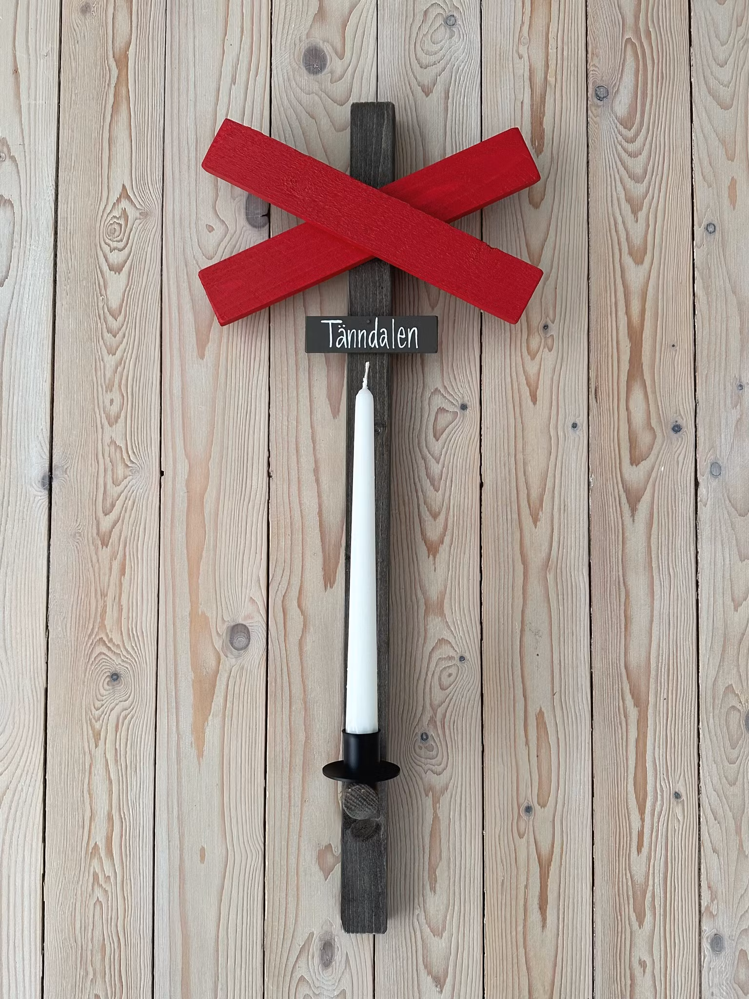 Väggljusstake ledkryss Större -Kronljus