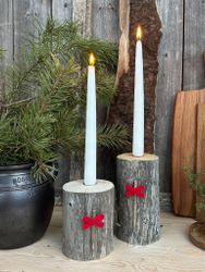 Ljusstake i Torrfura Ledkryss 2-pack