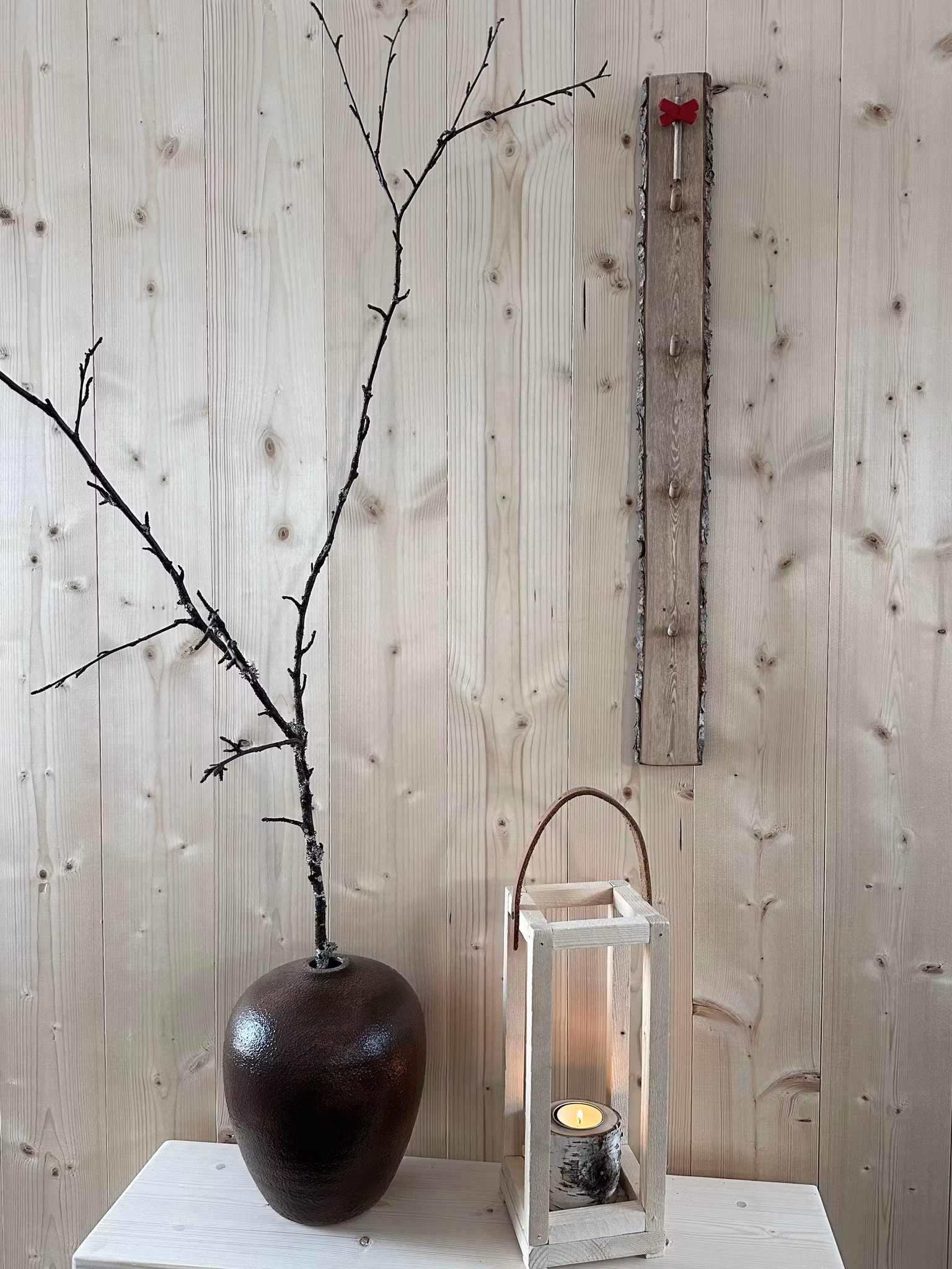 Nyckelbräda med Ledkryss 4 krokar