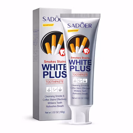 Tandkräm mot rök- & kaffefläckar  White Plus 100 g