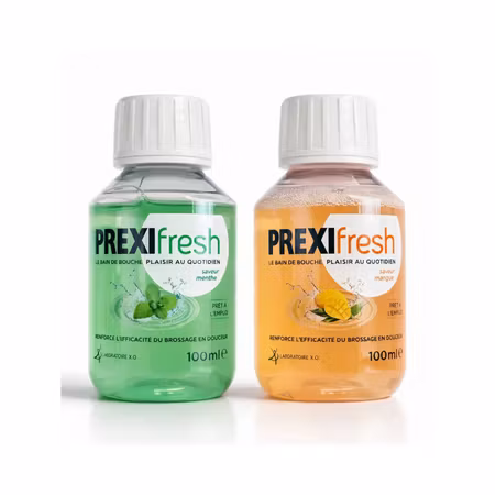 Effektivt munskölj mot dålig andedräkt – Mint & Mango Duo 2 × 100 ml