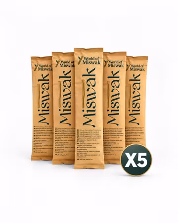 Ægte Miswak Stick 100% - 5 stk.