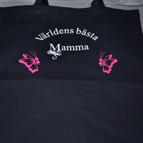 Tygkasse med texten " Världens bästa Mamma"