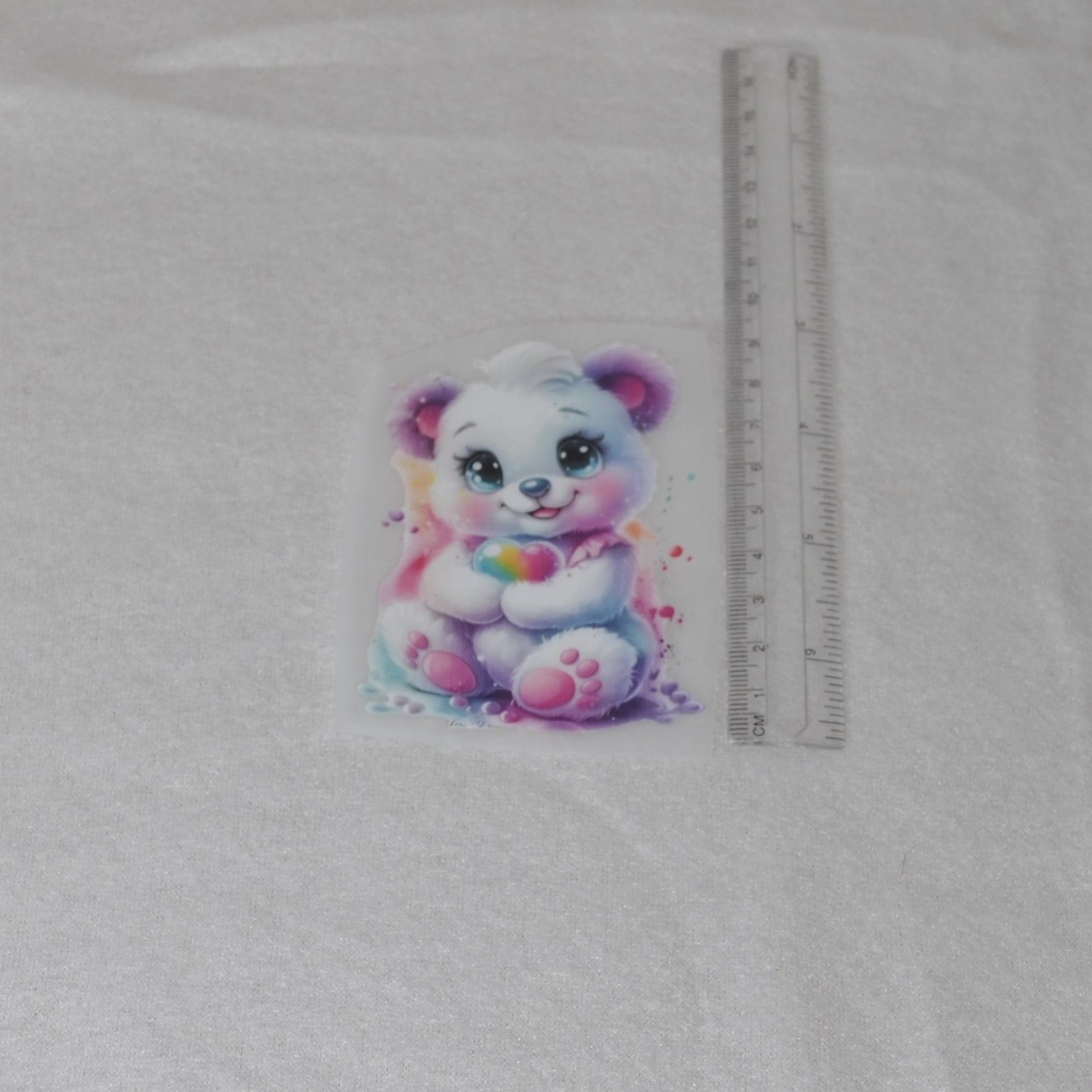 Vinyltryck söta djur ca 8 x 9 cm