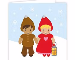 Paketkort Julkompisar