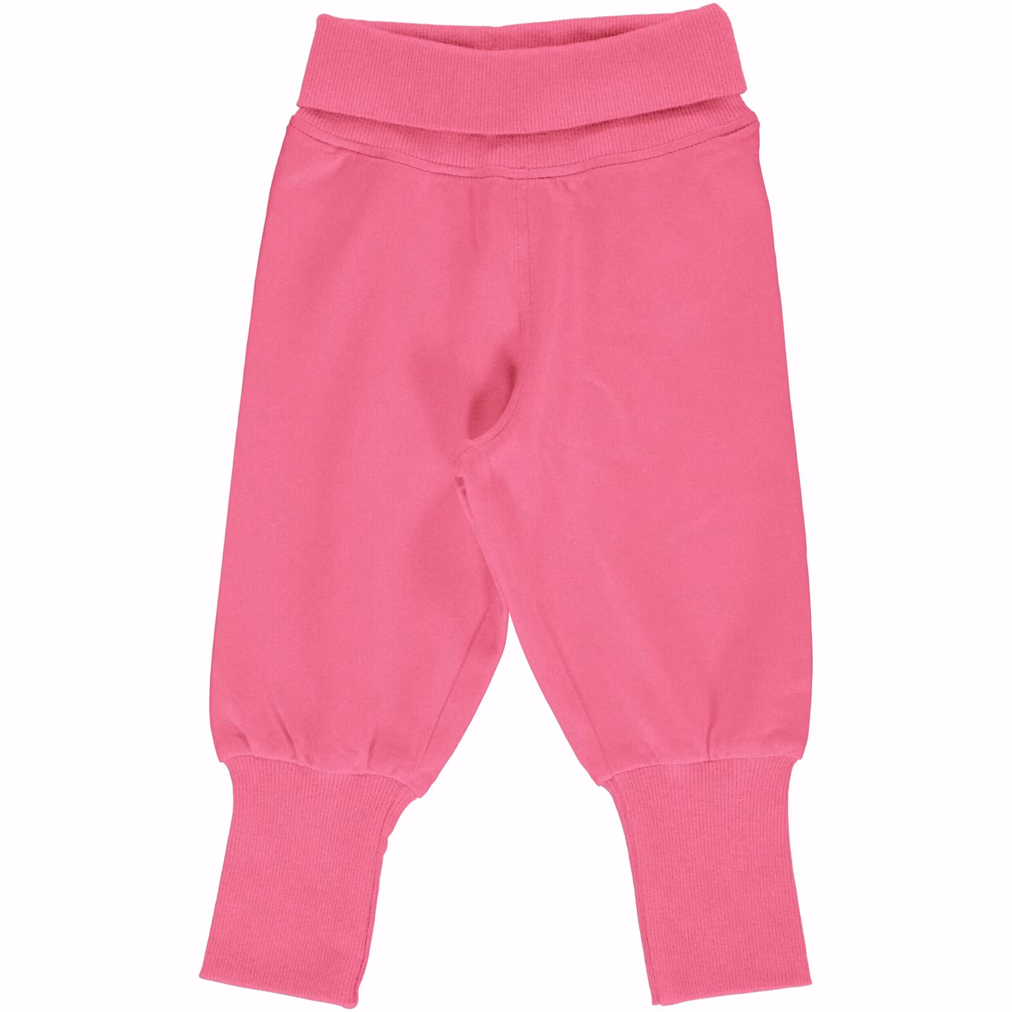 Pants i cerise. Ben- och midjemudd från Maxomorra.