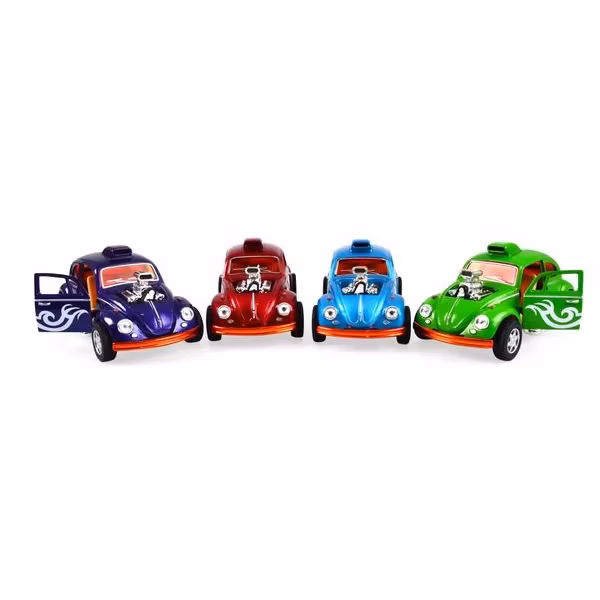 Volkswagen Beetle, pull-back, die-cast. 1:32.