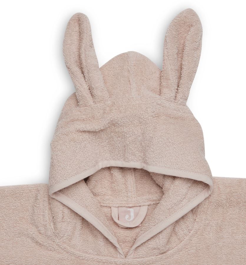 Frottéponcho 1-4 år rosa