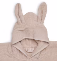 Frottéponcho 1-4 år rosa
