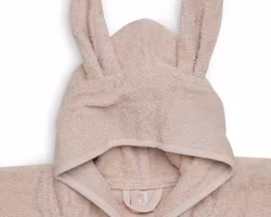 Frottéponcho 1-4 år rosa