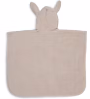 Frottéponcho 1-4 år rosa