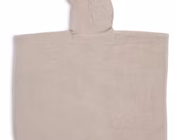 Frottéponcho 1-4 år rosa