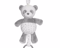 Fresh Kid Speldosa Grå mjuk panda