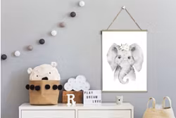 Fresh Kid Poster Elefant 40x50 cm