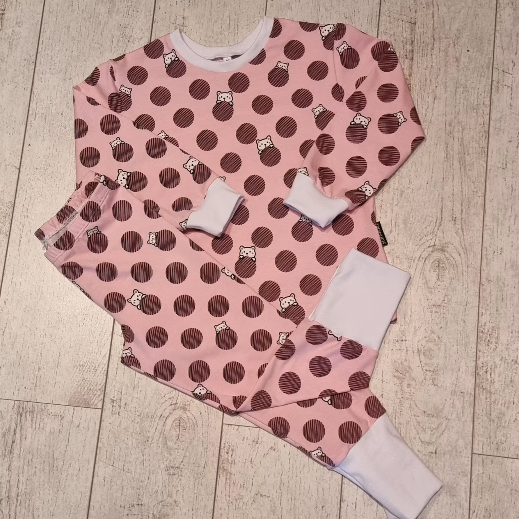 Store4kidz Pyjamas rosa med katter