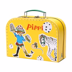 Pippi Långstrump gul pappväska