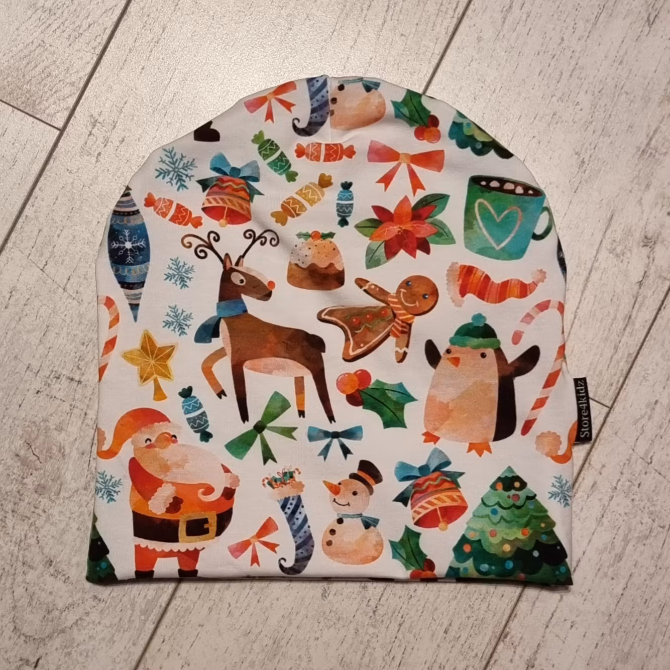 Trikå - jultyg vitt