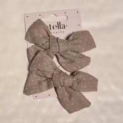 Hårklämmor grå 2-pack