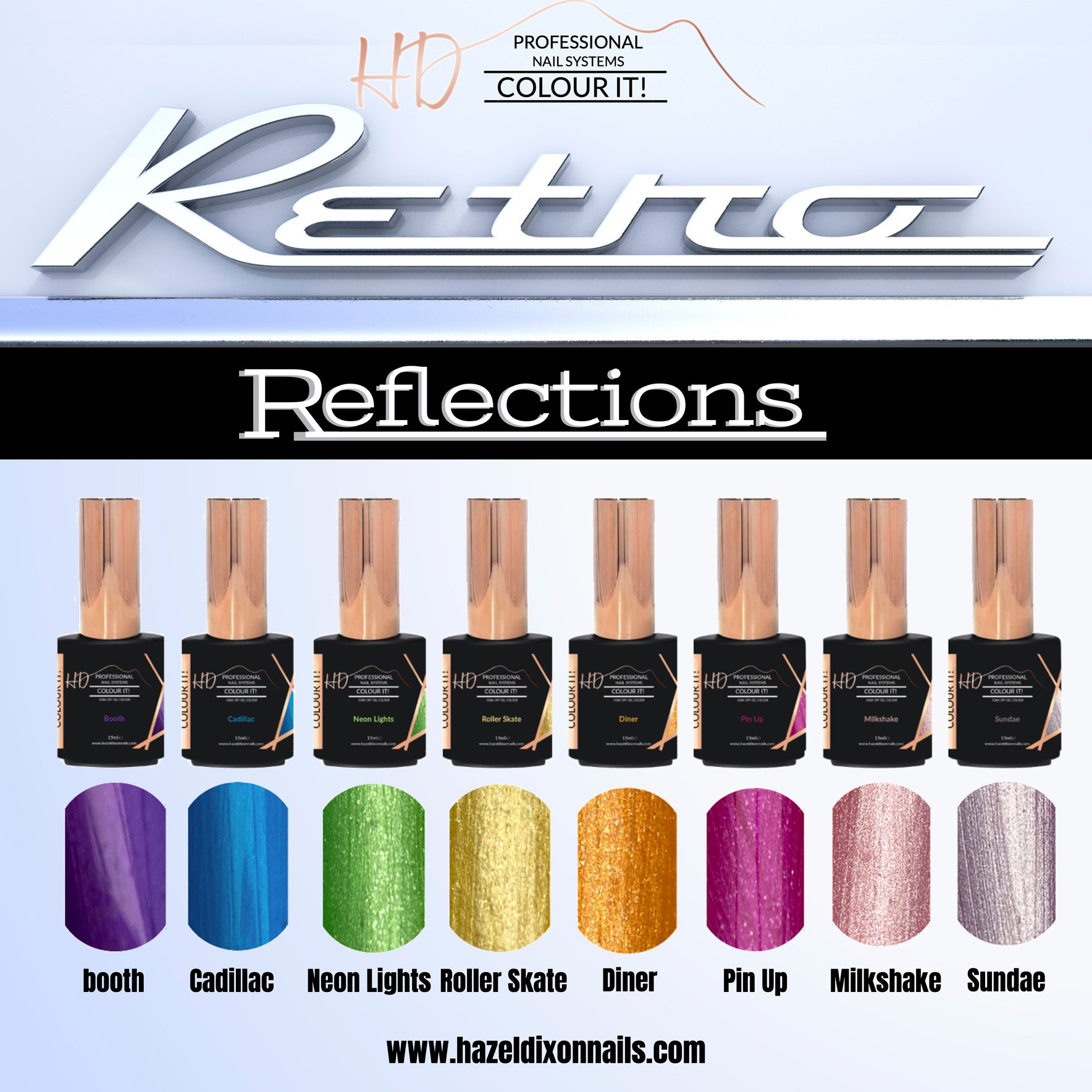 Press On Nails - Retro Reflections