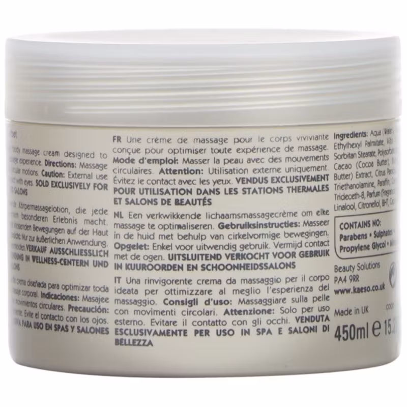 Massage Sorbet Body Massage Cream 450ml