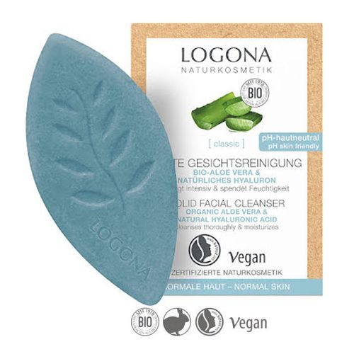 Solid facial cleanser