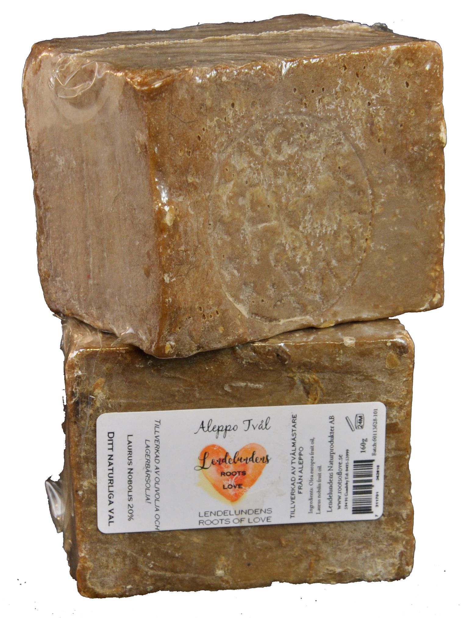 Aleppotvål 20%, 160g