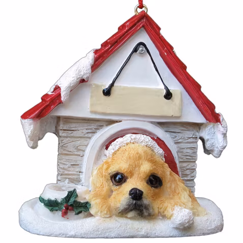 Juldekoration, hundkoja – Amerikansk Cocker spaniel